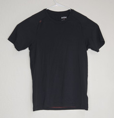 Rhone Black Reign Tee Classic Short Sleeve T-Shirt Stretch Size S Mens