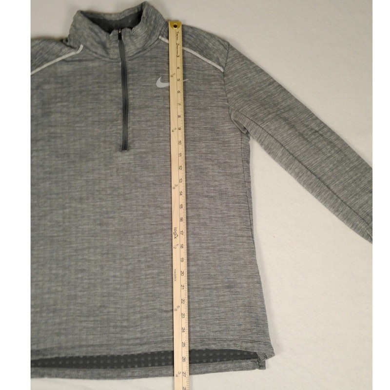 Nike Running Element Sphere 1/2 Zip Pullover Mens Medium Gray Heather 703156-011 gallery
