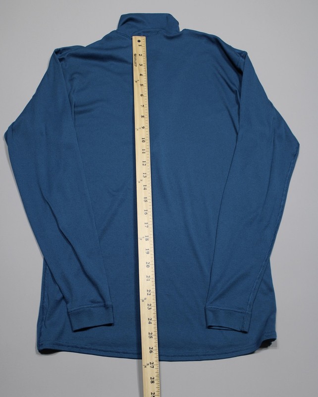Patagonia Capilene Baselayer 1/2 Zip Shirt Mens M Made USA Teal Blue gallery