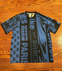 Nike Culture of Football Men’s L-TALL Dri-Fit Soccer Jersey Paris London FN2393