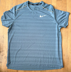 Nike Miler Breathe Dri-Fit Sz XL Running Men’s T-Shirt Ozone Blue
