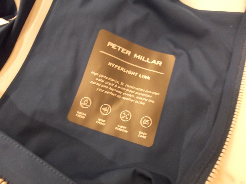 Peter Millar CROWN SPORT HYPER LIGHT LINK- HOODIE JACKET _ L - $270 gallery