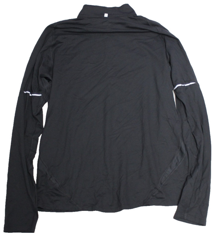 Nike Fit Dry 1/4 Zip Pullover Top Men's Size M Gray Athleisure Activewear Sports gallery