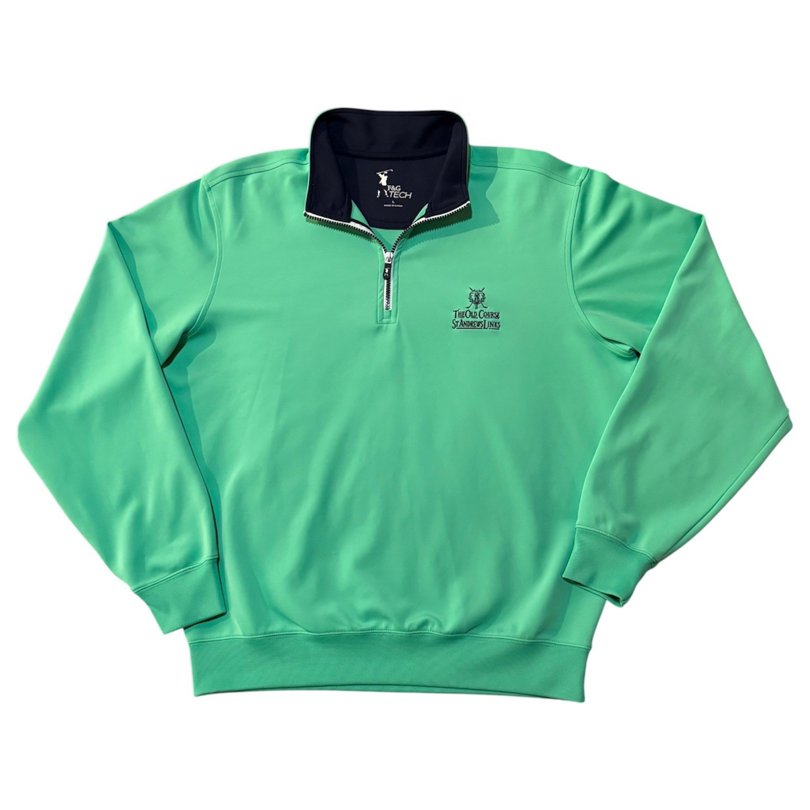 Fairway & Greene Old Course St Andrews Golf 1/4 Zip Pullover Tech Sweatshirt L gallery