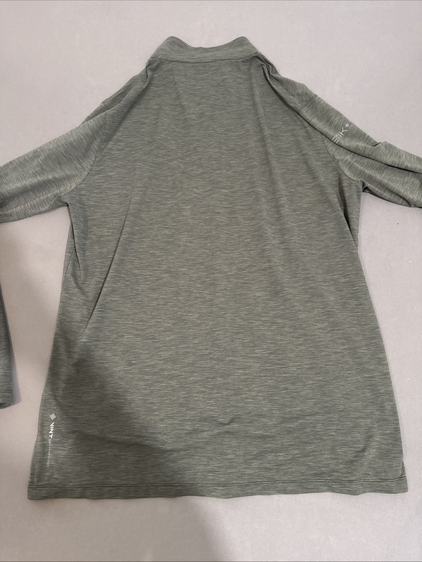 Anetik Pullover Mens Large Premium Performance UPF 30 Quarter Zip Vint UV Shirt gallery