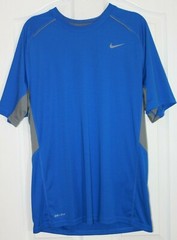 Nike Dri-Fit Men’s X Large Crew Neck Blue & Gray T-Shirt 56323
