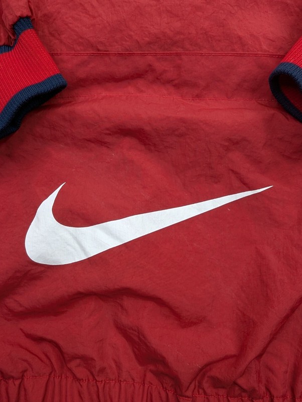 Vintage Nike Windbreaker Pullover Mens XL Center Swoosh Middle Pocket 90s Y2K gallery