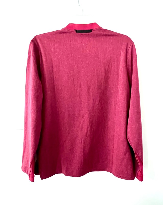 Nike Dri-Fit Quarter Zip Pullover, Garnet Red, With Gold Trim, Size Large, EC! gallery