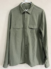 Xl Extra Large Men’s Lululemon Airing Easy Ventlight Green Long Sleeve Polo Top