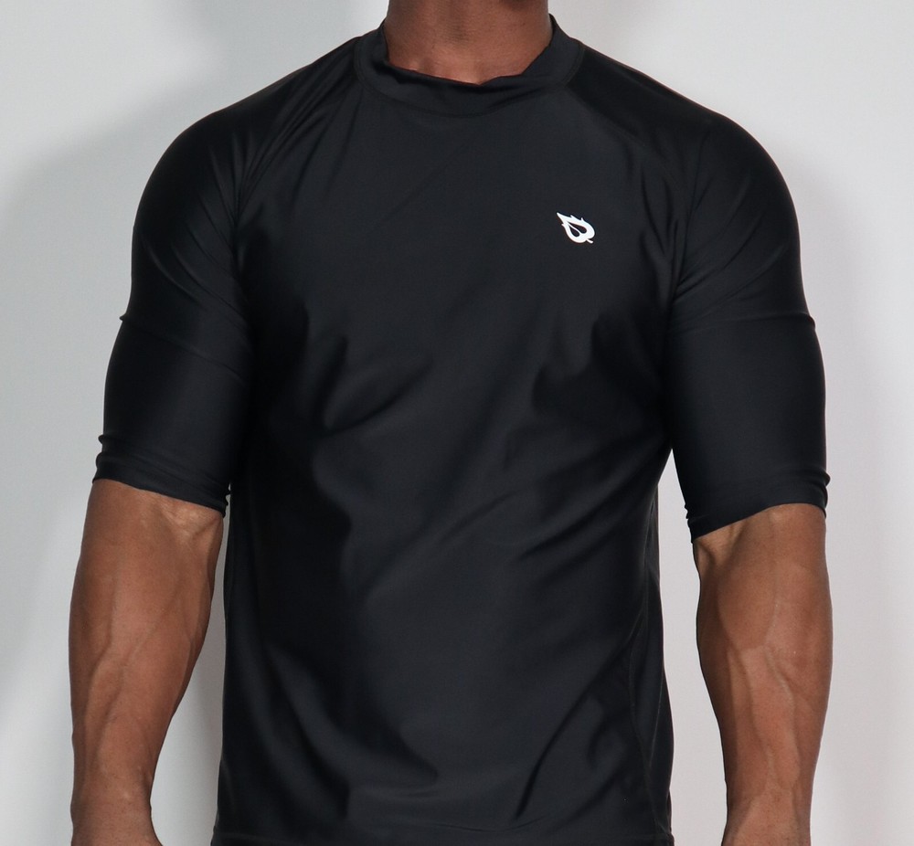 MEN'S BLACK NYLON SHIRT SIZE 2XL