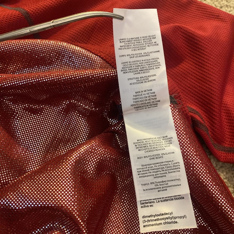Columbia Omni-Heat Quarter Zip Pullover Red Thermal Lined Sz L 0121 gallery