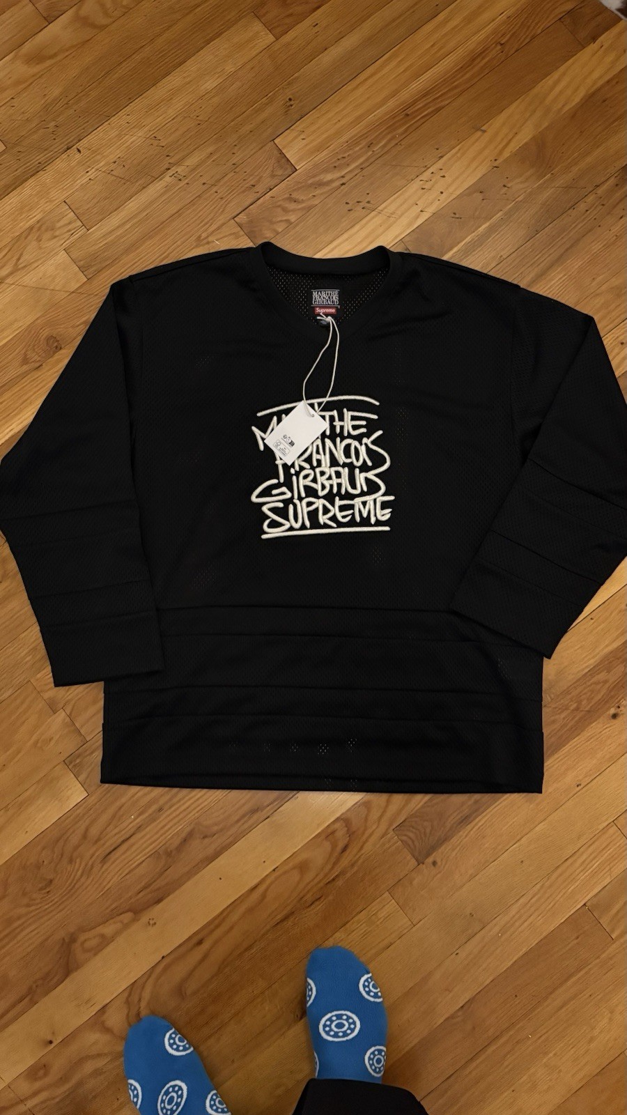 Supreme Marithe Francois Girbaud Hocky Jersey Medium Black SS24 Brand New gallery