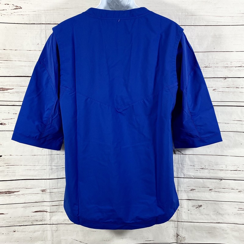 Nike Baseball Jacket Short Sleeve Team Blue Size Large 897383-493 $85 gallery