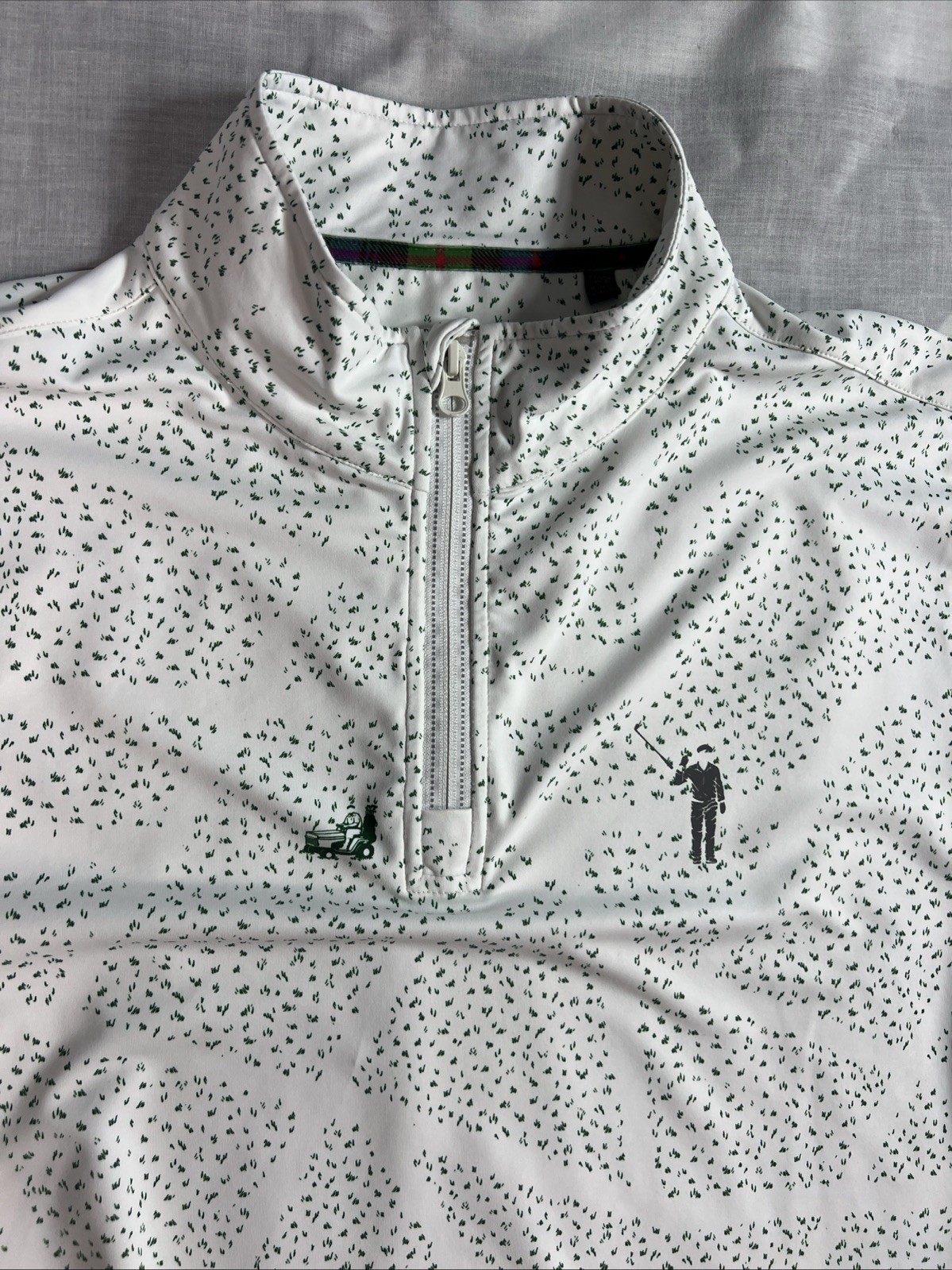 William Murray Pullover Mens XL Quarter Zip Golf Athletic Lightweight Lawnmower gallery