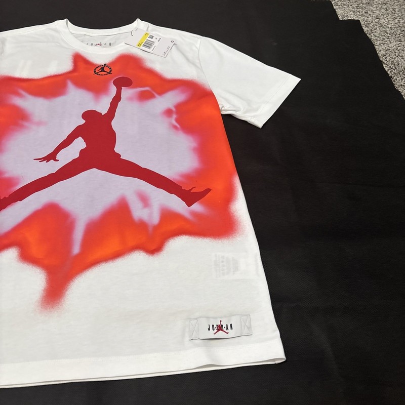 Nike Jordan Large **SMALL HOLE—SEE PICTURE**84 Olympic Graphic Shirt HJ6365-100 gallery