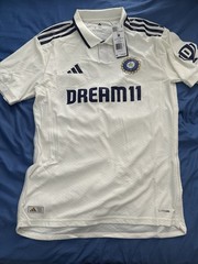Adidas India Cricket Test Match Jersey, model KF2527. Size S