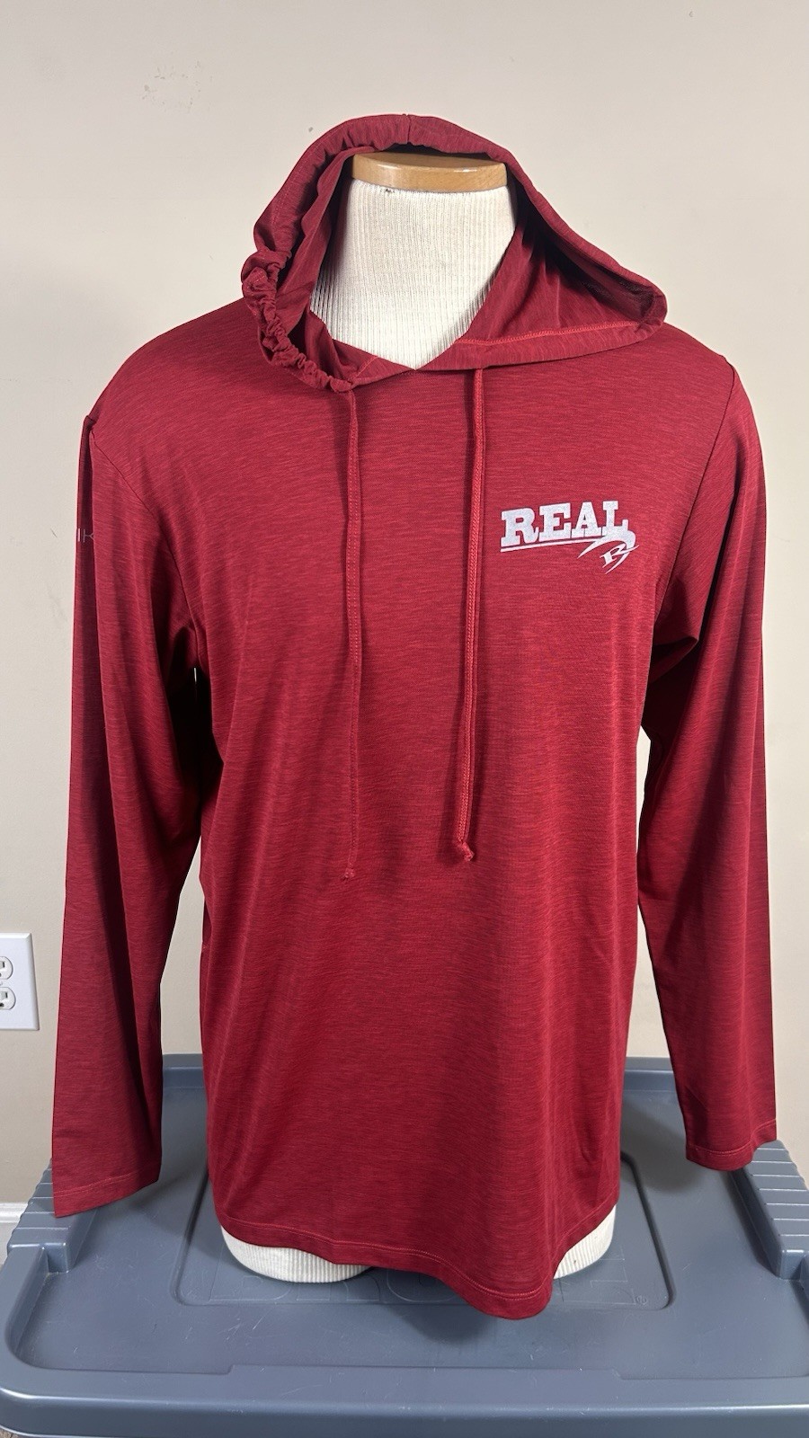 Anetik Low Pro Hoody Rashguard-Heather Pyro REAL WATERSPORTS UV Tint Men’s M gallery