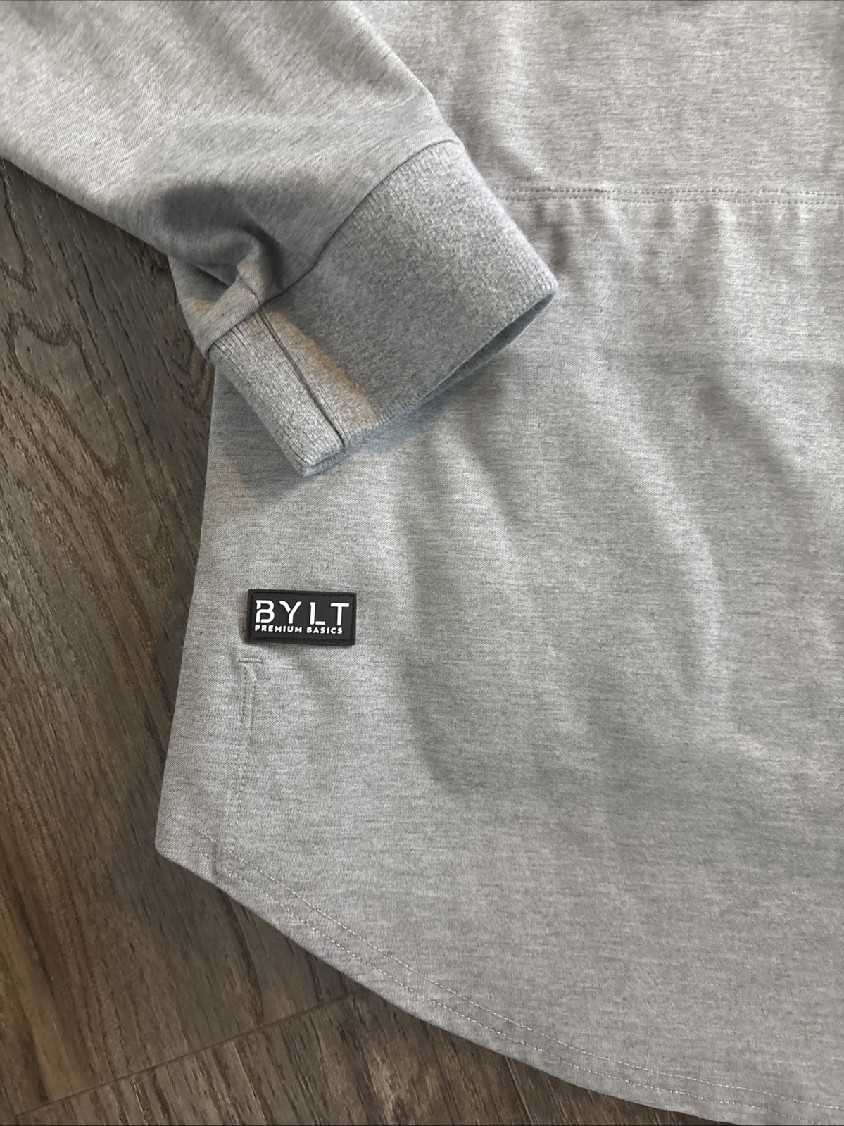 BYLT Elite+ Fairway Drop-Cut Pullover Heather Gray Men’s Large gallery