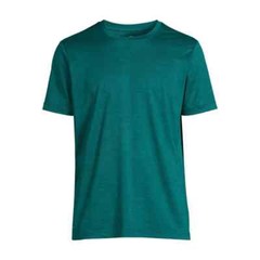 Athletic Works Men’s Jersey Tee with Short Sleeves, Teal Size S(34-36)
