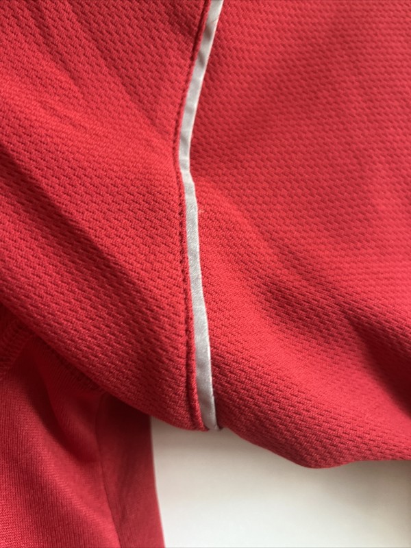 NordicTrack Men's XXL Pullover 1/4 Zip Long Sleeve Red Shirt Gym Sports 2XL gallery