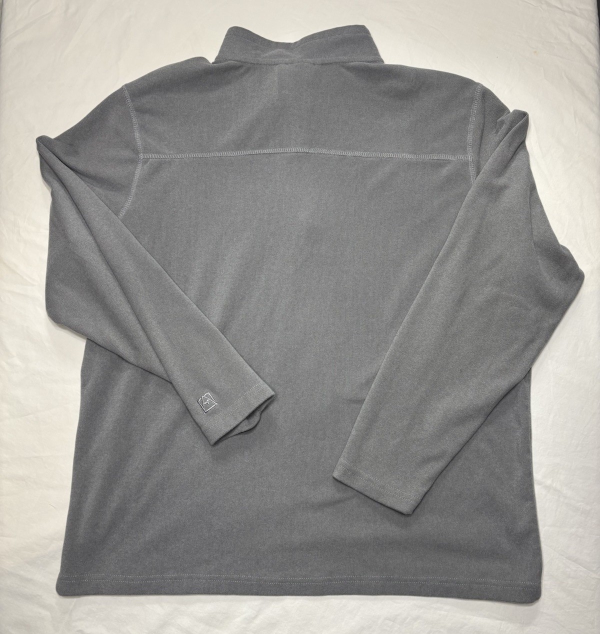 Avalanche Men’s Gray 1/4 Zip Pullover Mock Neck Long Sleeve Size L gallery