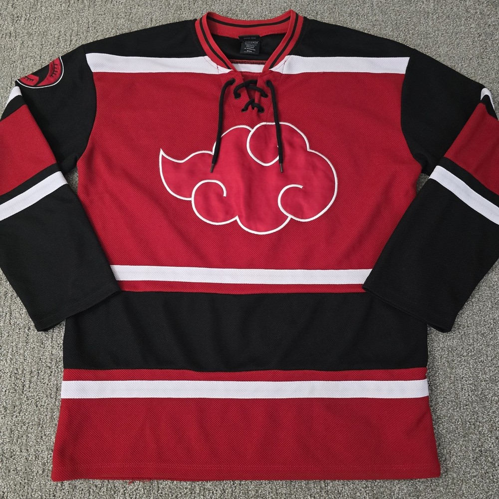 Naruto Jersey Mens S Red Shippuden Akatsuki Uchiha 09 Anime Hockey Boxlunch