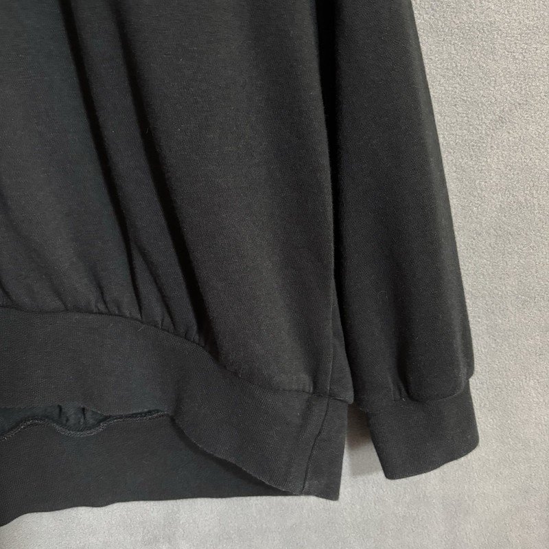 Nike Y2K Men’s M Pullover Quarter Zip Black Houndstooth Swish Logo White Tag gallery