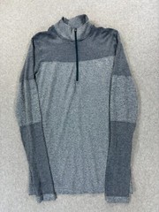 Nike Half Zip Athletic Fit Running Top Shirt (Men’s Large) Blue