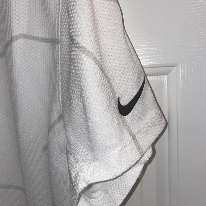 MEN’S NIKE DRI-FIT TIGER WOODS POLO SHIRT PHOTON DUST BLACK CU9784 025 sz Small gallery