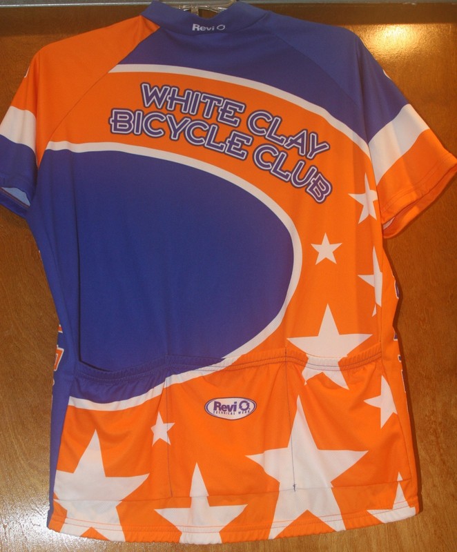 VTG Revi Cycling Jersey Adult EXTRA LARGE Orange White Clay 2003 gallery