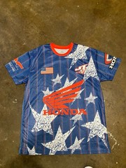 JT Racing Honda USA Patriotic Motocross Jersey Number 92