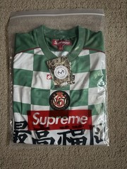 Supreme SS26 Checkerboard Soccer Jersey Green Real tree Size Medium Brand New