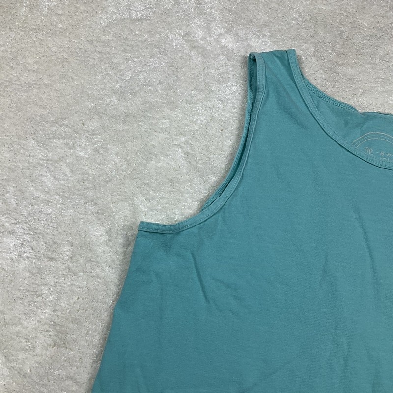 The Republic at TLH Men’s Teal Blue Tank Top Size M Your Adventure Starts Here gallery