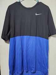 Nike Running Zonal Cooling Short Sleeve Crew Neck Lightweight Shirt Men XL