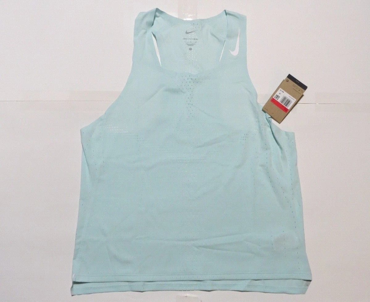 Nike Aeroswift ADV Dri-Fit Running Jade Mint Singlet DM4624-346 mens Large gallery