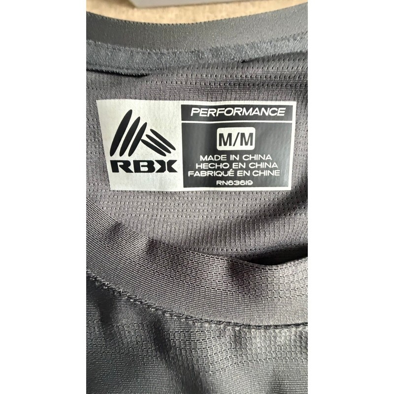 RBX Active Mens Performance X-Dri T-Shirt Dark Gray Short Sleeve CRM2160B Medium gallery