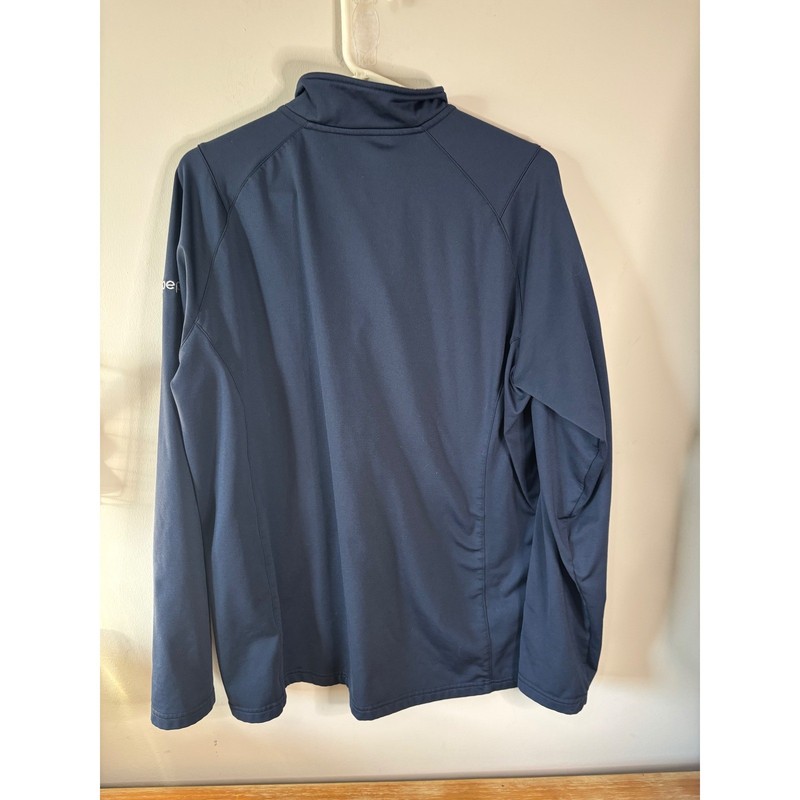 UNRL Pepsi Logo 1/4 Zip Pullover Sweatshirt Mens Navy Blue Athletic gallery