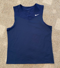 Nike Tank Top Shirt Stock Vapor Football Practice CW3910-419 Navy $50 Men’s L