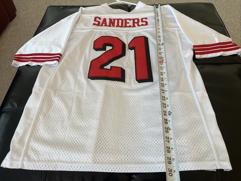 MITCHELL & NESS SAN FRANCISCO 49ers DEON SANDERS JERSEY L 48 *RARE* gallery