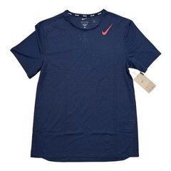 Nike Aeroswift Dri-Fit ADV Navy Running Shirt Mens Size Small HJ3377-451