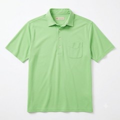 DONALD ROSS Performance Pique Golf Polo Shirt Green Pocket Casual Mens XL