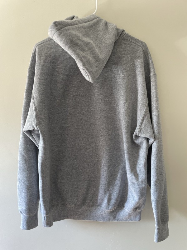 Men's Pullover Schweppes Hoodie Classic Logo Size Large Kangaroo Pockets Gray gallery