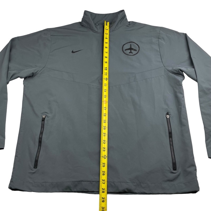 Nike x Silver Lining Air Men’s 1/4 Zip Performance Pullover Gray 578675 • Large gallery