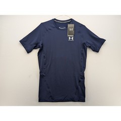 NWT Under Armour HeatGear Compression Short Sleeve in Midnight Navy size Medium