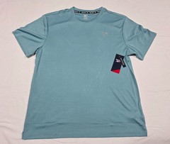 Reebok Mens Reef Waters Race Digi Solid Training Sports T shirt Emerald SZ Large