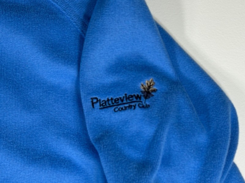 Adidas 1/4 Zip Sweater Men Size Unknown Blue Golf Athletic Performance Layer gallery