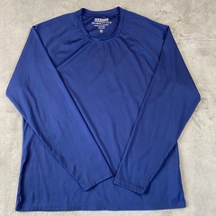 Fair Harbor Sun Shirt Mens XL Navy Blue UPF 50 Long Sleeve Performance ACR15-472