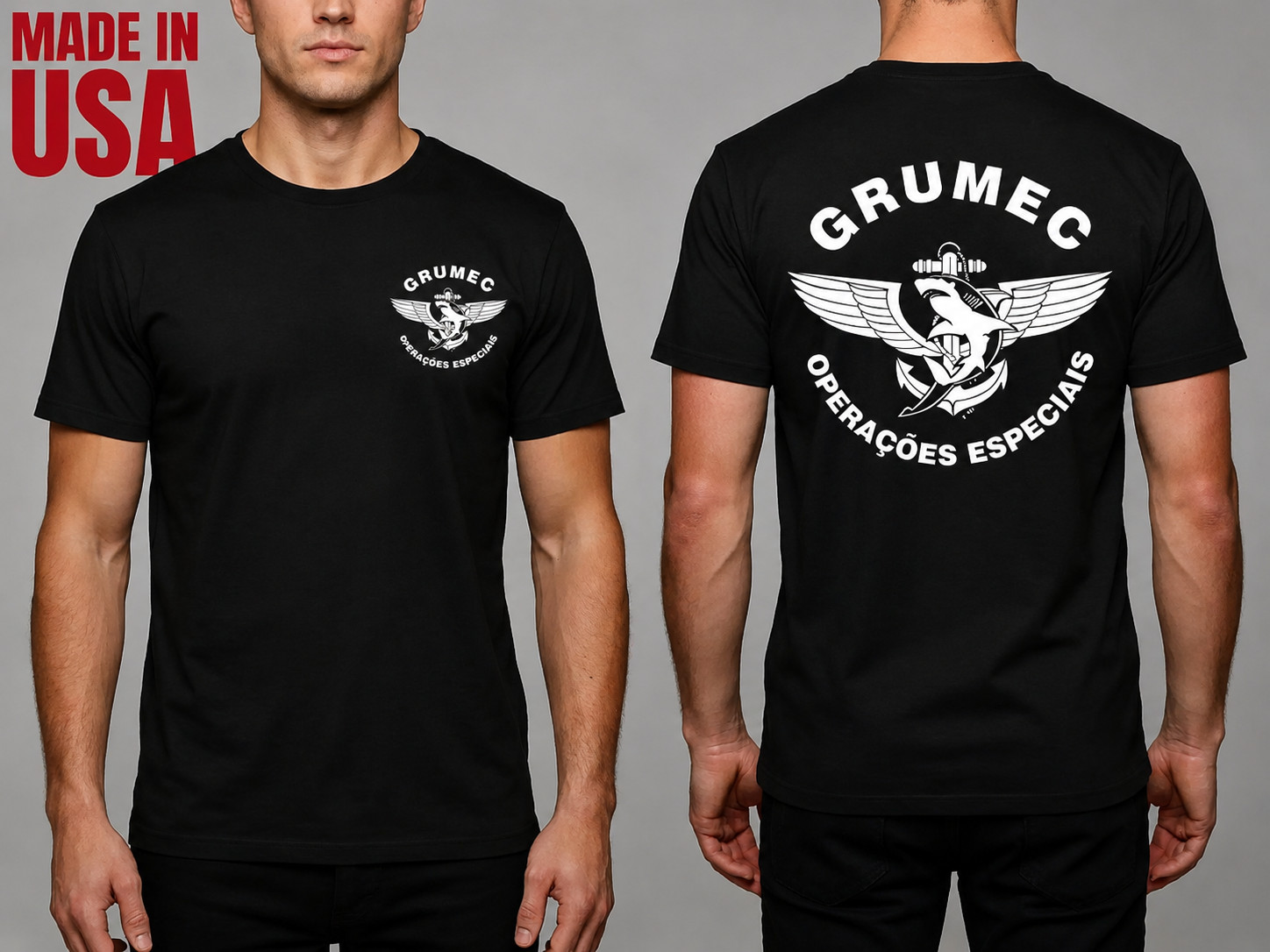 NEW Brazilian Navy Combat Divers GRUMEC Unisex SHIRT SIZE S-2XL MADE IN USA gallery