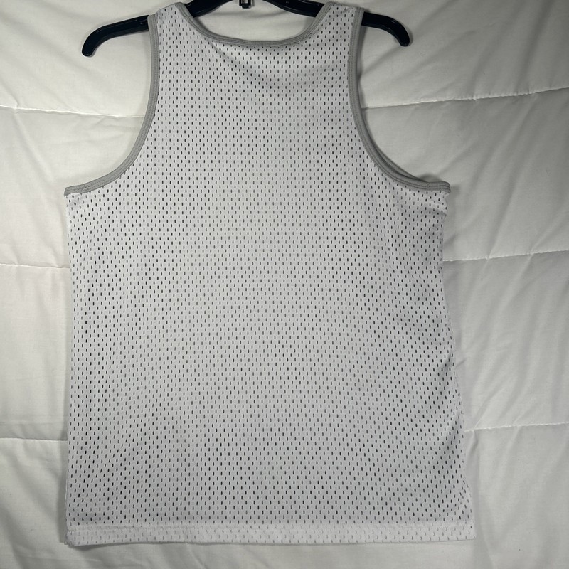 Champion Men's Reversible Mesh Tank Top Gray/White Men’s Medium SEE MEASUREMENTS gallery