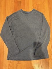 Lululemon Men’s Blue Long Sleeve Tech Shirt Size L